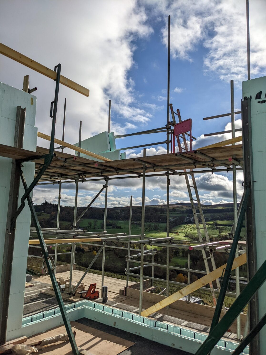 Construction progress